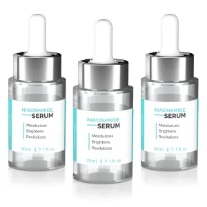 | Niacinamide Serum 5% for Face - Aids in Minimizing Pores, Fading Dark Spots, and Reducing Redness - Rich in Antioxidant Vitamin B3 - Anti-Aging Face Serum - 90 Day Supply