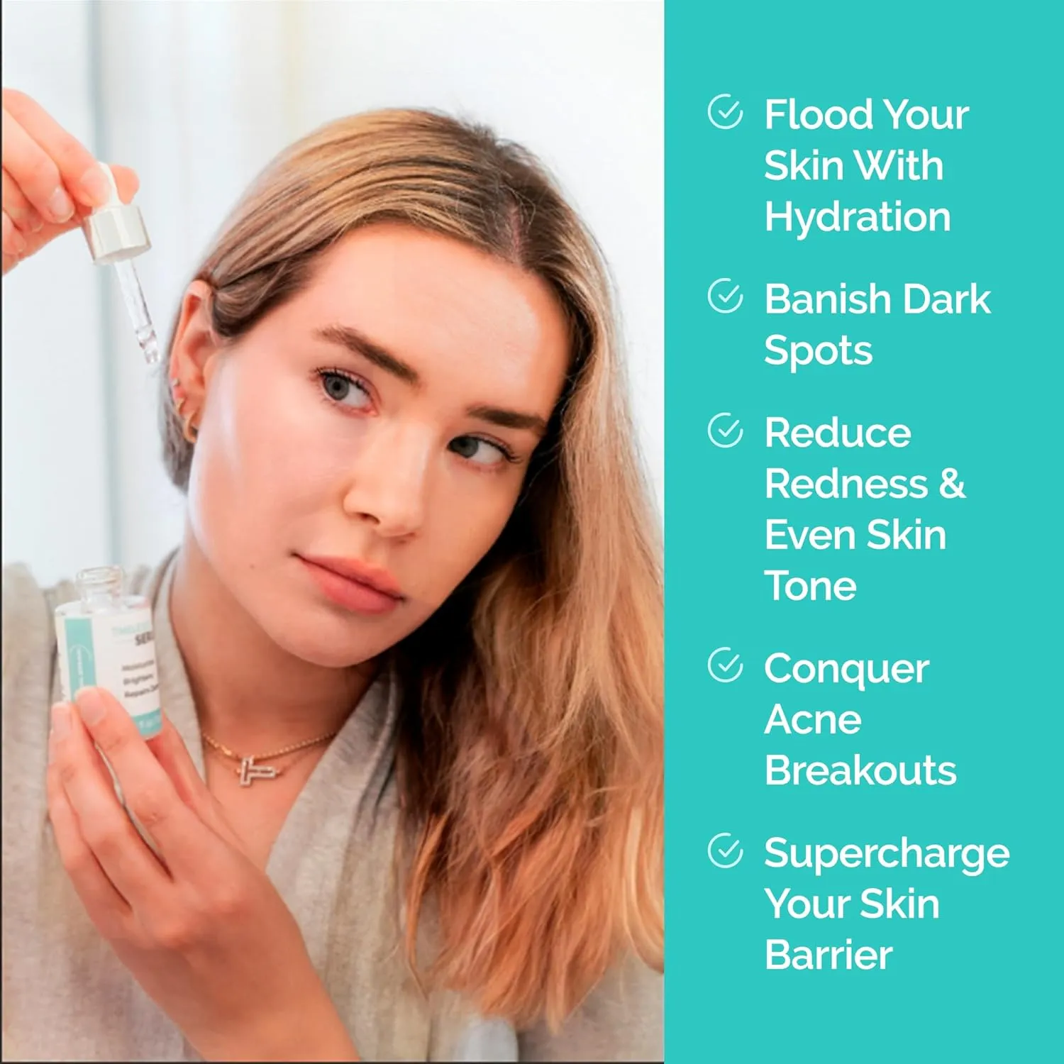 | Niacinamide Serum 5% for Face - Aids in Minimizing Pores, Fading Dark Spots, and Reducing Redness - Rich in Antioxidant Vitamin B3 - Anti-Aging Face Serum