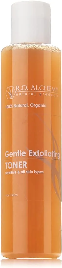 100% Natural & Organic Gentle Exfoliating Toner. Best Toner for Dull, Dry and Drab Skin. Remove Dead Skin Cells & Improve Skin Tone & Texture with AHAs & Botanical Extracts. Home or Professional Use.