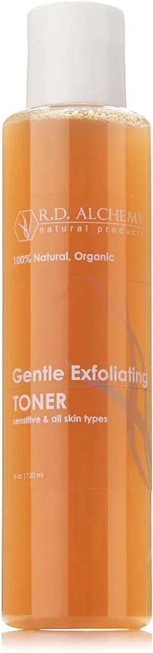 100% Natural & Organic Gentle Exfoliating Toner. Best Toner for Dull, Dry and Drab Skin. Remove Dead Skin Cells & Improve Skin Tone & Texture with AHAs & Botanical Extracts. Home or Professional Use.