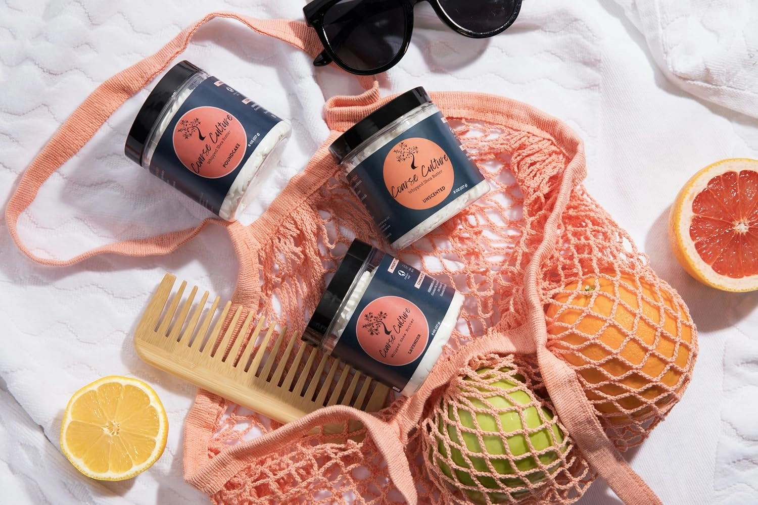 100% Vegan Whipped Shea Butter (Poundcake) Nourish Skin   Strengthen Hair