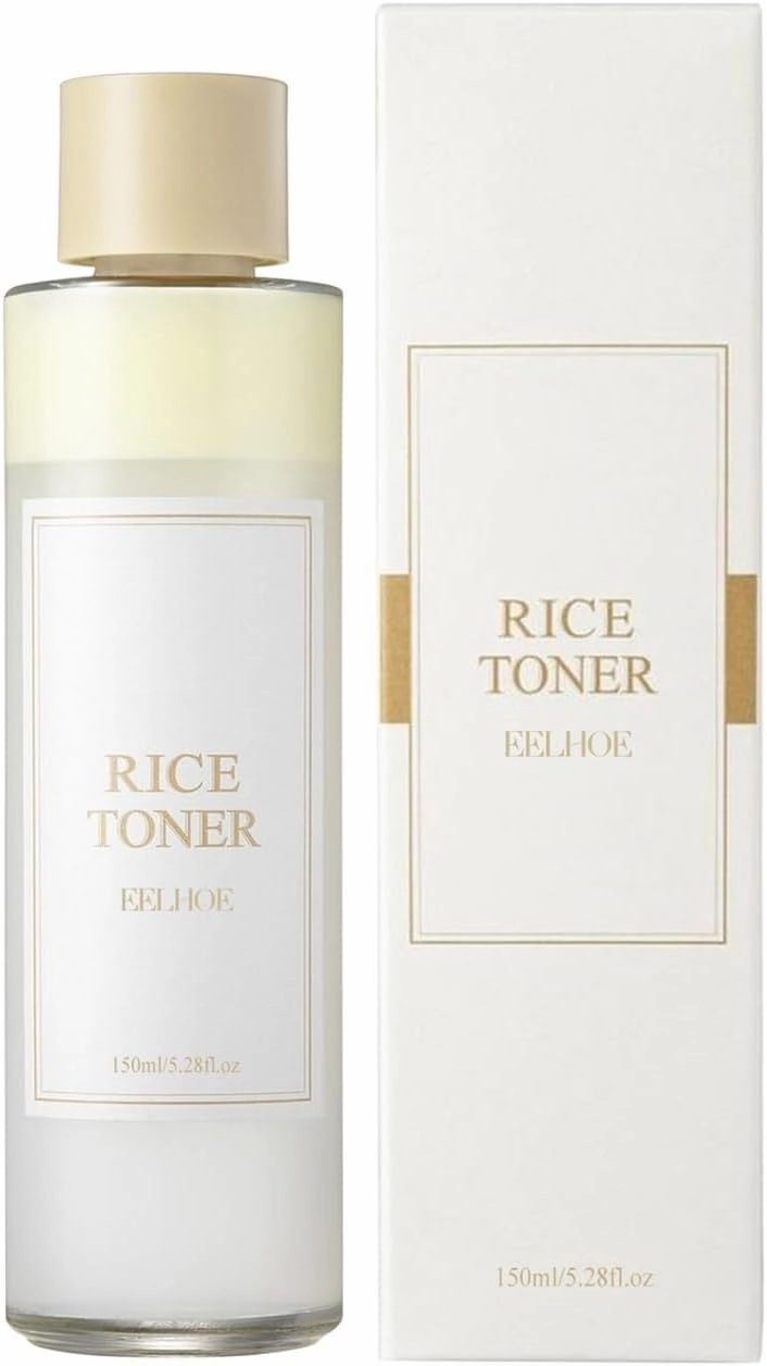 150ml Rice Toner,Milky Toner for Glowing Skin, Korean Rice, Glow Containing Brightening Essence, Hydrating for Dry, Dull, Combination Skin,Vegan,Fragrance Free, Glass Skin (5.28 Fl Oz)