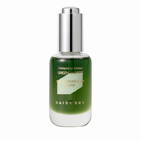 1PC Daisy Sky Green Facial Oil Facial Serum Oil, Soothing Calming Firming Moisturizing Facial Oil, Hydrating Reliving Oil Essence (30ml)