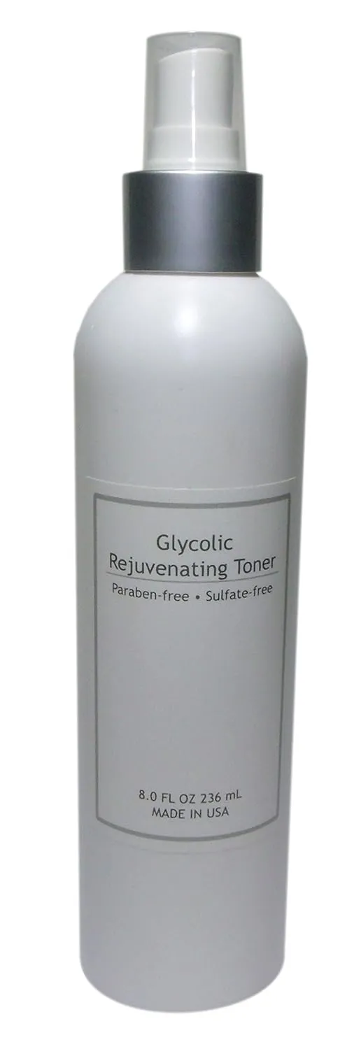 2.45% Glycolic Acid Exfoliating Spray Toner Astringent, Paraben, Gluten & Sulfate Free, 8 Fluid Ounces, No Animal Testing & Cruelty Free
