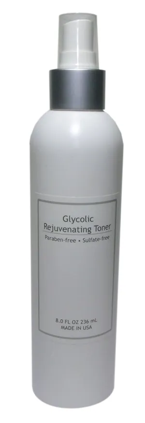 2.45% Glycolic Acid Exfoliating Spray Toner Astringent, Paraben, Gluten & Sulfate Free, 8 Fluid Ounces, No Animal Testing & Cruelty Free
