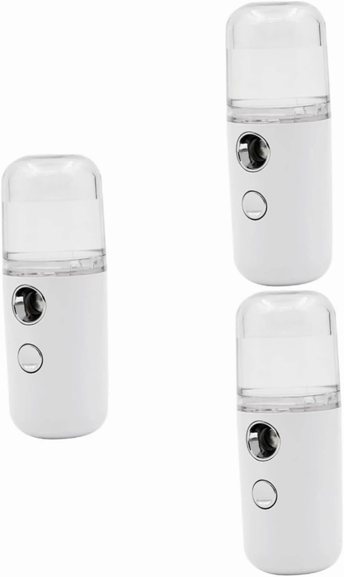 3pcs Mini Humidifier Skin Moistener Portable Nano Mist Sprayer for Hydrating Skin Enhancing Indoor Comfort for Essential Oils and Toner Compact Design Easy to Use