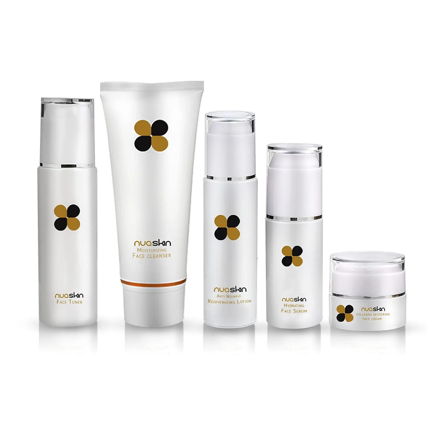 5-Piece Skin Care Set with Facial Cleanser Toner Lotion Cream - Self Care Gifts for Ladies, Anti-Aging Skin Care Sets for Women - Full Size Day and Night Kit