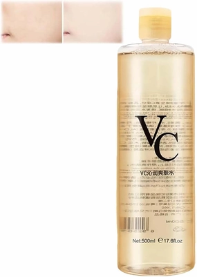 500ML New Vc Toner Intensive Brightening, Refreshing Texture Easy to Absorb Leaving Skin Hydrated and Shiny (1Pcs)