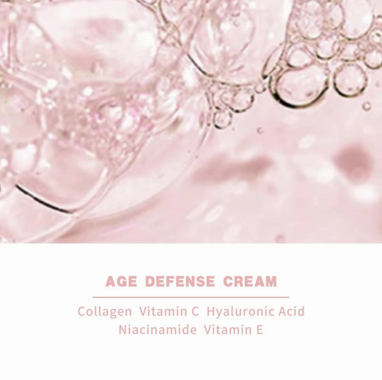 5 in 1 Age Defense Cream Collagen, Vitamin E, C and Nicotinamide Vitamin B Anti Aging Facial Cream - Restoring, Smoothing & Hydrating - Reduces Fine Lines, Wrinkles, Dehydrated Skin & More.