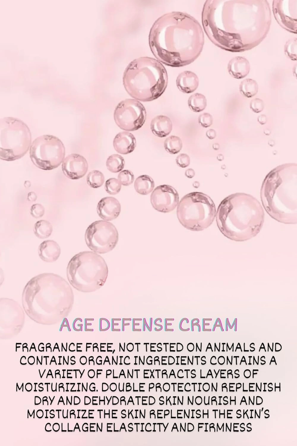 5 in 1 Age Defense Cream Collagen, Vitamin E, C and Nicotinamide Vitamin B Anti Aging Facial Cream - Restoring, Smoothing & Hydrating - Reduces Fine Lines, Wrinkles, Dehydrated Skin & More.