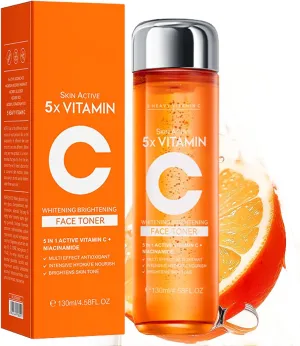 5X Vitamin C Toner, Korean Vitamin C - FaceToner, Face Toner 5 En 1 Vitamina C Serum 130ml (1)