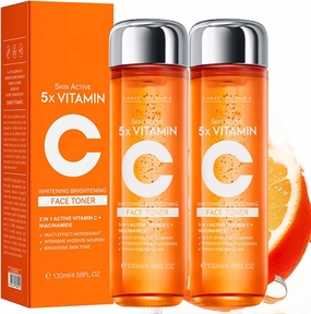 5X Vitamin C Toner, Korean Vitamin C FaceToner, Face Toner 5 En 1 Vitamina C Serum 130ml (2)