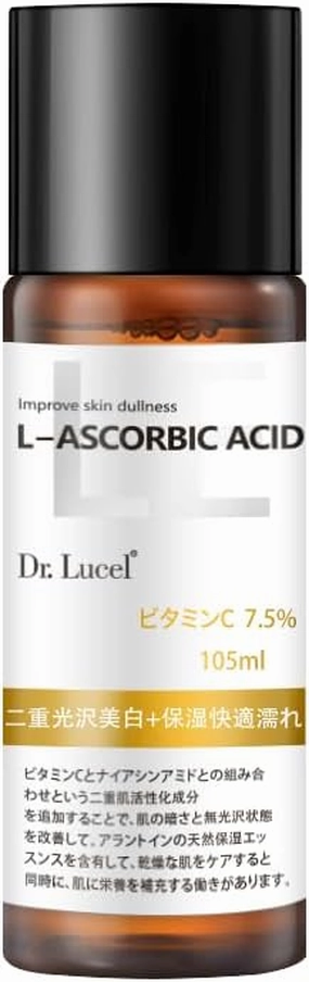 7.5% Vitamin C Refreshing Essence Toner 105ml / with Niacinamide, Brightens, Reduces Hyperpigmentation, Hydrates, Soothes, Enhances Skin's Natural Radiance