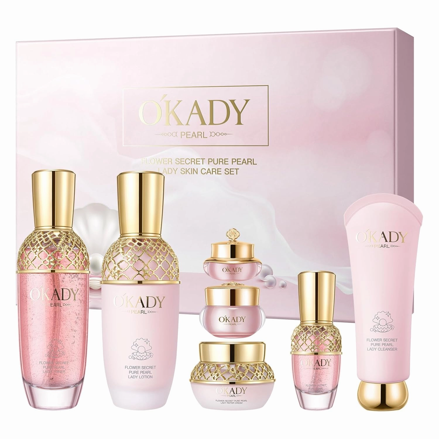 7-In-1 Anti-Aging Skin Care Set For Women Skincare Set Gift Set Birthday Gift Mother's Day Gift Valentine's Day Gift