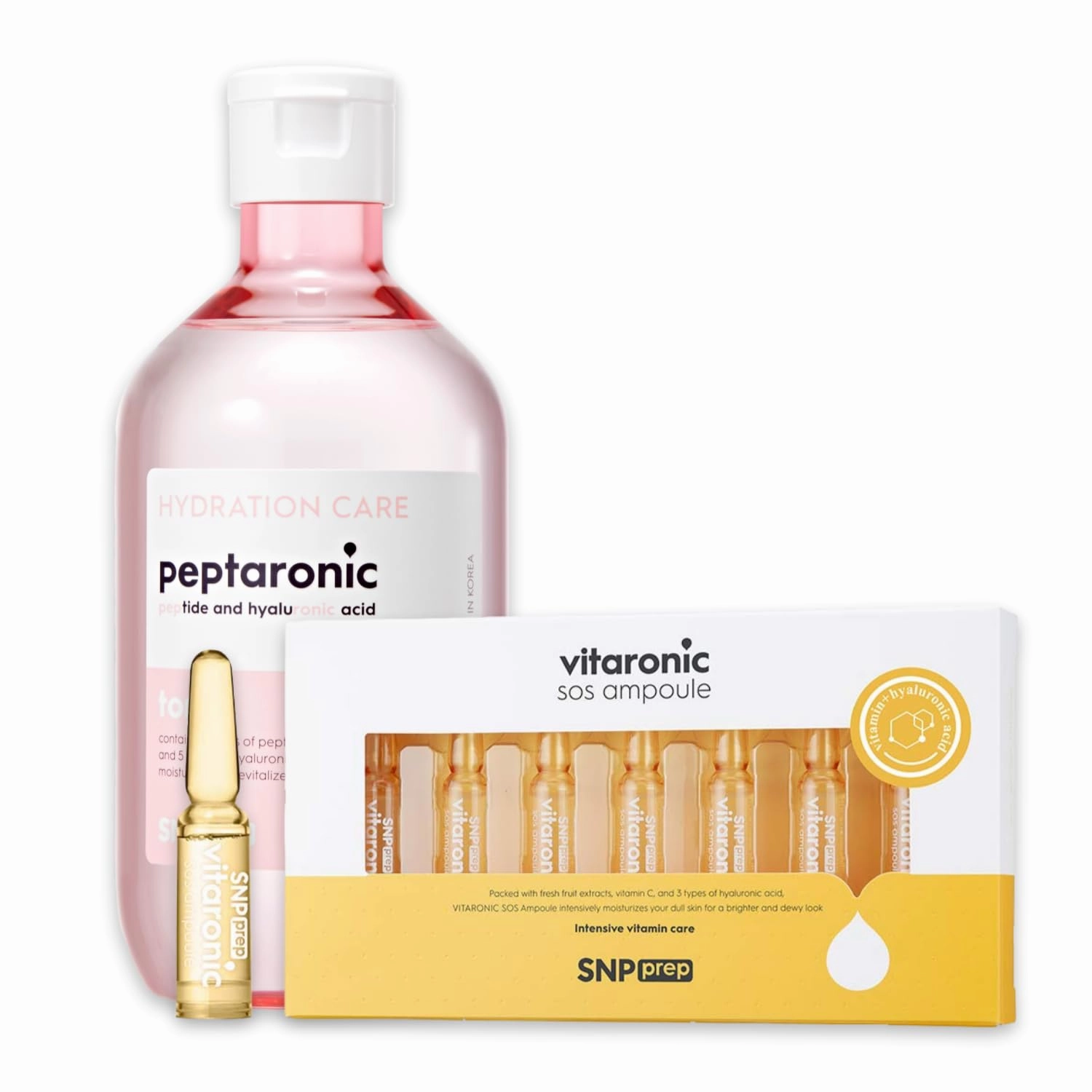 [K Beauty SNP] Peptaronic Toner & Vitaronic SOS Ampoule