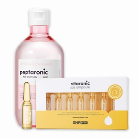 [K Beauty SNP] Peptaronic Toner & Vitaronic SOS Ampoule