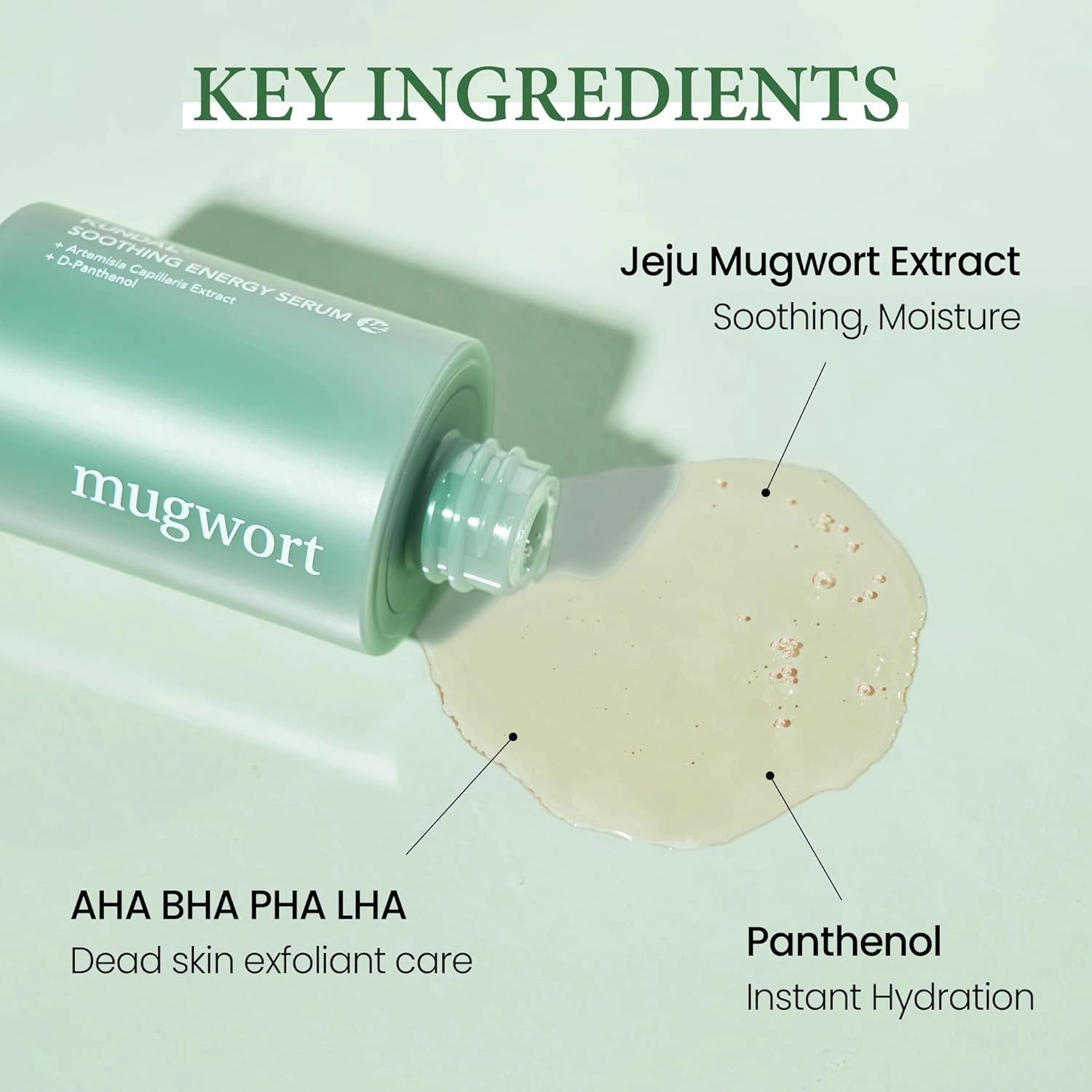 [KUNDAL] Mugwort Soothing Energy Serum with Panthenol and Niacinamide | 1.01fl oz (30ml)