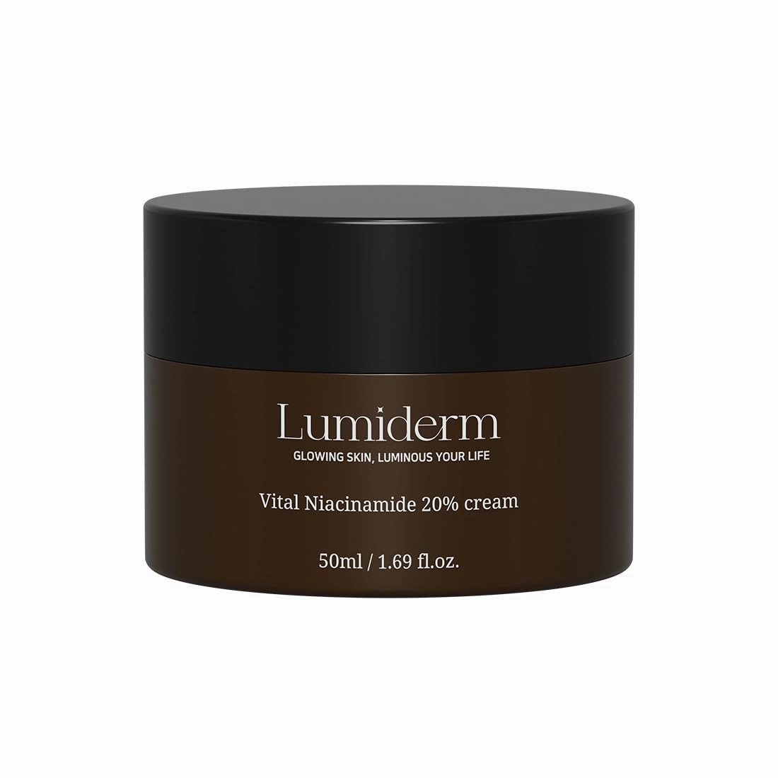 [LUMIDERM] Vital Niacinamide 20% Cream - Total Anti-Aging Cream for Vibrant Skin, Lightweight Shea Butter Formula, Non-Sticky Finish, 1.69 Fl. Oz.