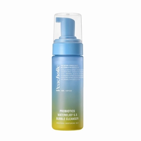 [Peacholic] Probiotics Waterelief 5.5 Bubble Cleanser with BHA and Centella Asiatica, pH 5.5, Hydrating and Soothing Daily Face Wash for Sensitive Skin, 5.07 fl.oz