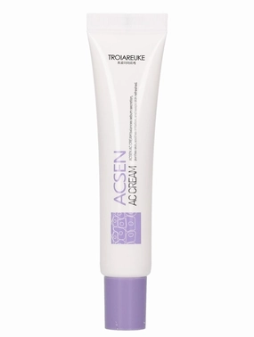 ACSEN AC Cream, Hydrating Moisturizer, Reduce Excess Sebum with Centella Asiatica, Eggplant Extract, Tea Tree Extract, Oily, Sensitive, Combination, Acne Prone Skin, Korean Skin Care, K-Beauty