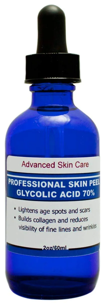 Advanced Skin Care Glycolic Acid Face Peel 70% 2oz