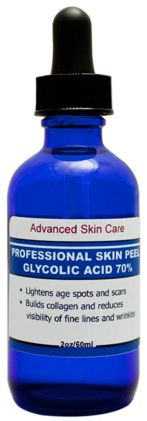 Advanced Skin Care Glycolic Acid Face Peel 70% 2oz