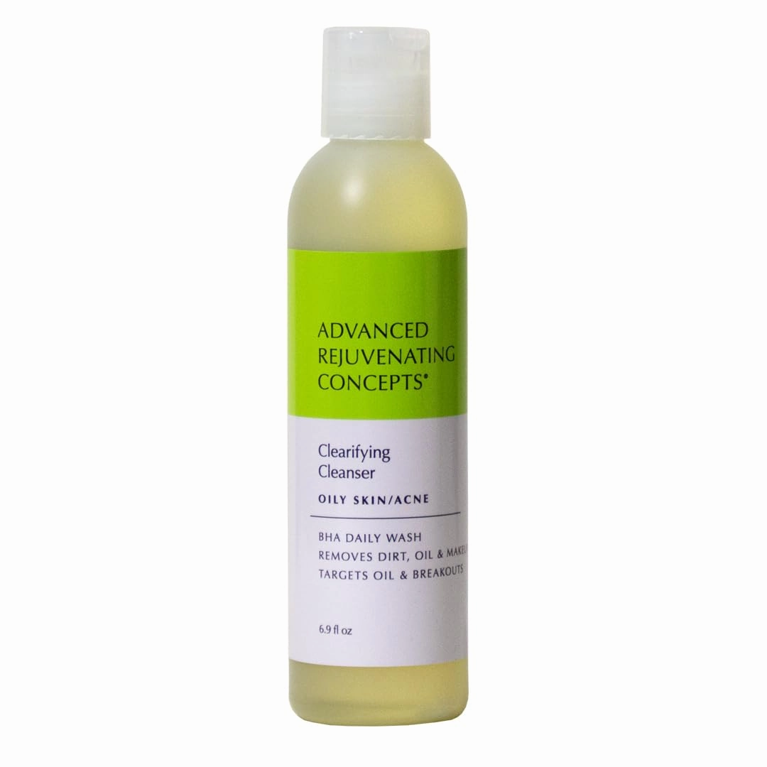 ADVANCED REJUVENATING CONCEPTS Oily Skin/Acne Clearifying Wash, Salicylic Acid Acne Face Wash, Oiliness & Blackheads, 6.7 Ounce