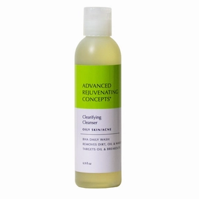 ADVANCED REJUVENATING CONCEPTS Oily Skin/Acne Clearifying Wash, Salicylic Acid Acne Face Wash, Oiliness & Blackheads, 6.7 Ounce