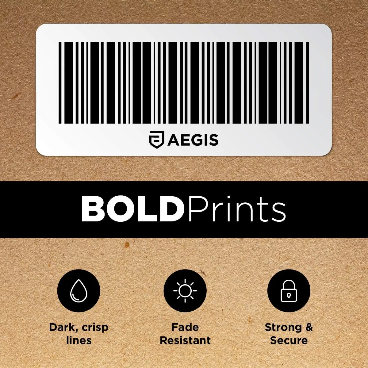 Aegis Adhesives - Compatible Direct Thermal Labels Replacement for DYMO 30334 (2-1/4" X 1-1/4") Barcode, UPC, FBA - Use with Labelwriter 450, 450 Turbo, 4XL Printers (20 Rolls)