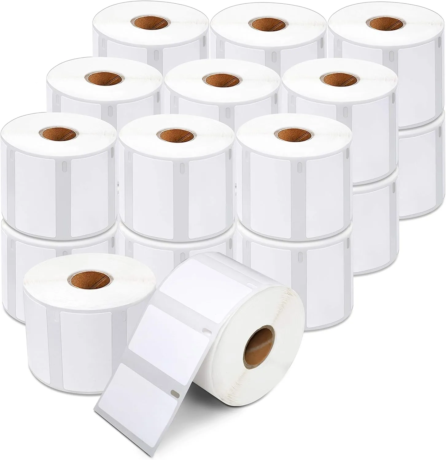 Aegis Adhesives - Compatible Direct Thermal Labels Replacement for DYMO 30334 (2-1/4" X 1-1/4") Barcode, UPC, FBA - Use with Labelwriter 450, 450 Turbo, 4XL Printers (20 Rolls)
