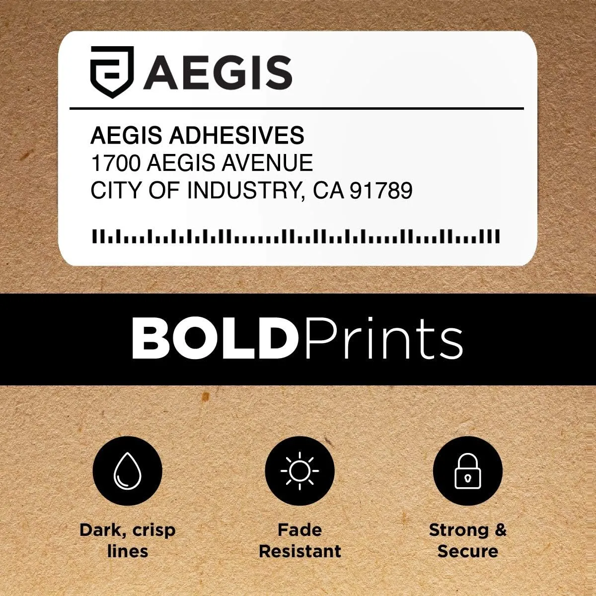 Aegis Adhesives - Compatible Labels Replacement for DYMO 30258 (2-1/8" X 2-3/4") Diskette Media & Veterinary - Use with Labelwriter 450, 450 Turbo, 4XL Printers (16 Rolls)