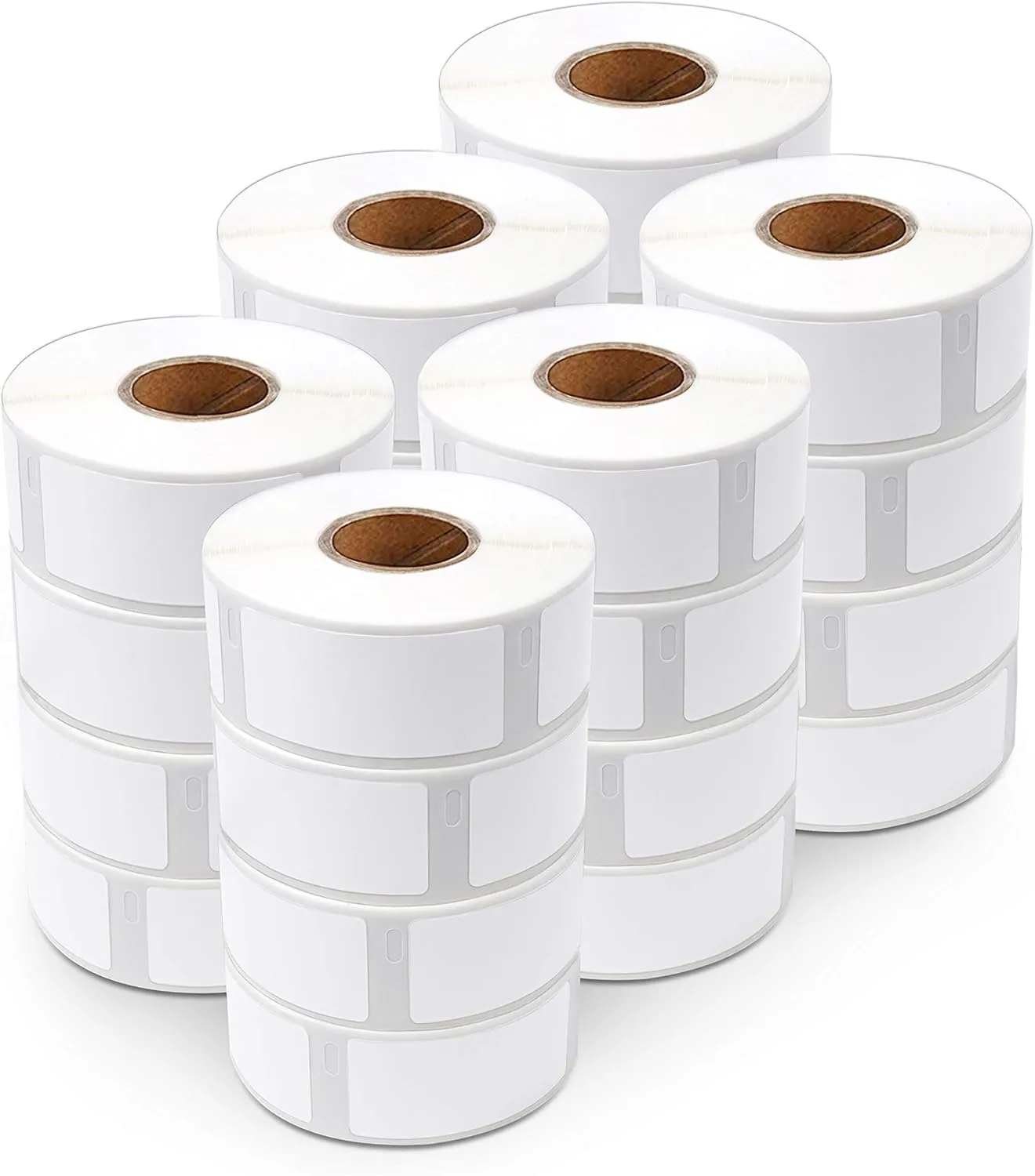 Aegis Adhesives - Compatible Multipurpose Labels Replacement for DYMO 30336 (1" X 2-1/8") Address & Barcode - Use with Labelwriter 450, 450 Turbo, 4XL Printers (24 Rolls)