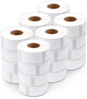 Aegis Adhesives - Compatible Multipurpose Labels Replacement for DYMO 30336 (1" X 2-1/8") Address & Barcode - Use with Labelwriter 450, 450 Turbo, 4XL Printers (24 Rolls)