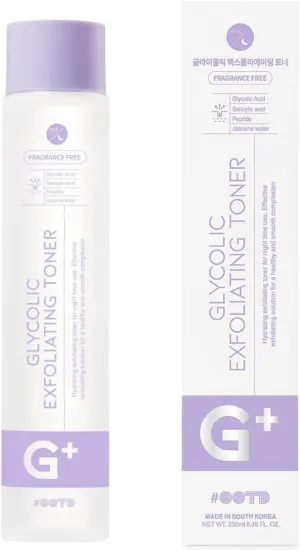 Aha Bha Toner [8.45 Fl Oz] - Glycolic Acid Toner, Salicylic Acid Toner, Face Toner for Women Anti Aging, Hydrating Exfoliating Toner for Night time use, Made in S.Korea