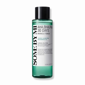 AHA BHA PHA 30 Days Miracle Toner - 5.07Oz, 150Ml - Mild Exfoliating Skin Prep Korean Toner for All Skin Types - Daily Blackhead Removing Pore Minimizer for Face Texture - Korean Skin Care