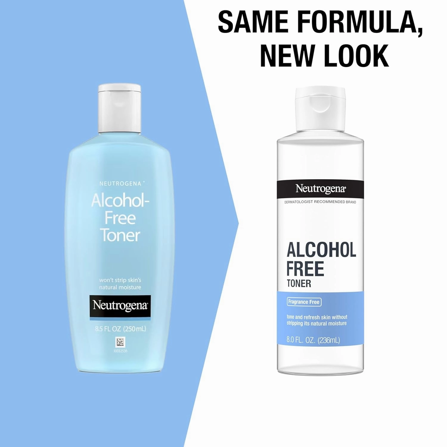 Alcohol-Free Gentle Daily Fragrance-Free Face Toner to Tone & Refresh Skin, Toner Gently Removes Impurities & Reconditions Skin, Hypoallergenic, 8 Fl. Oz