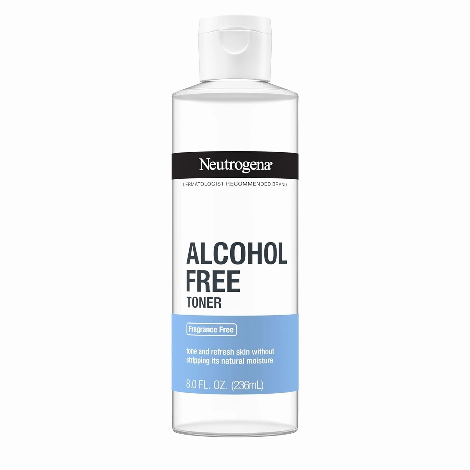 Alcohol-Free Gentle Daily Fragrance-Free Face Toner to Tone & Refresh Skin, Toner Gently Removes Impurities & Reconditions Skin, Hypoallergenic, 8 Fl. Oz