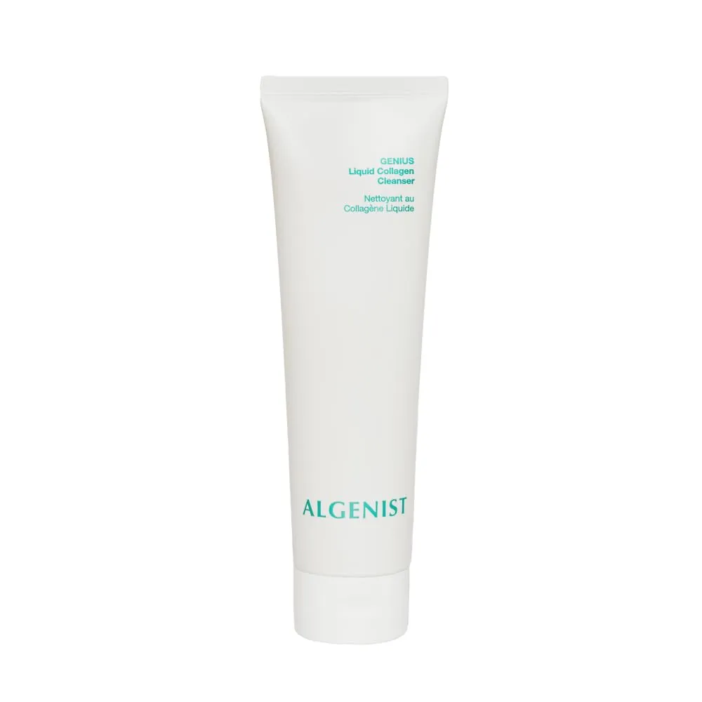 Algenist GENIUS Liquid Collagen Foaming Facial Cleanser - Hydrating Face Wash & Makeup Remover with Alguronic Acid and Microalgae Oil to Nourish & Restore Skin's Radiance (150ml)