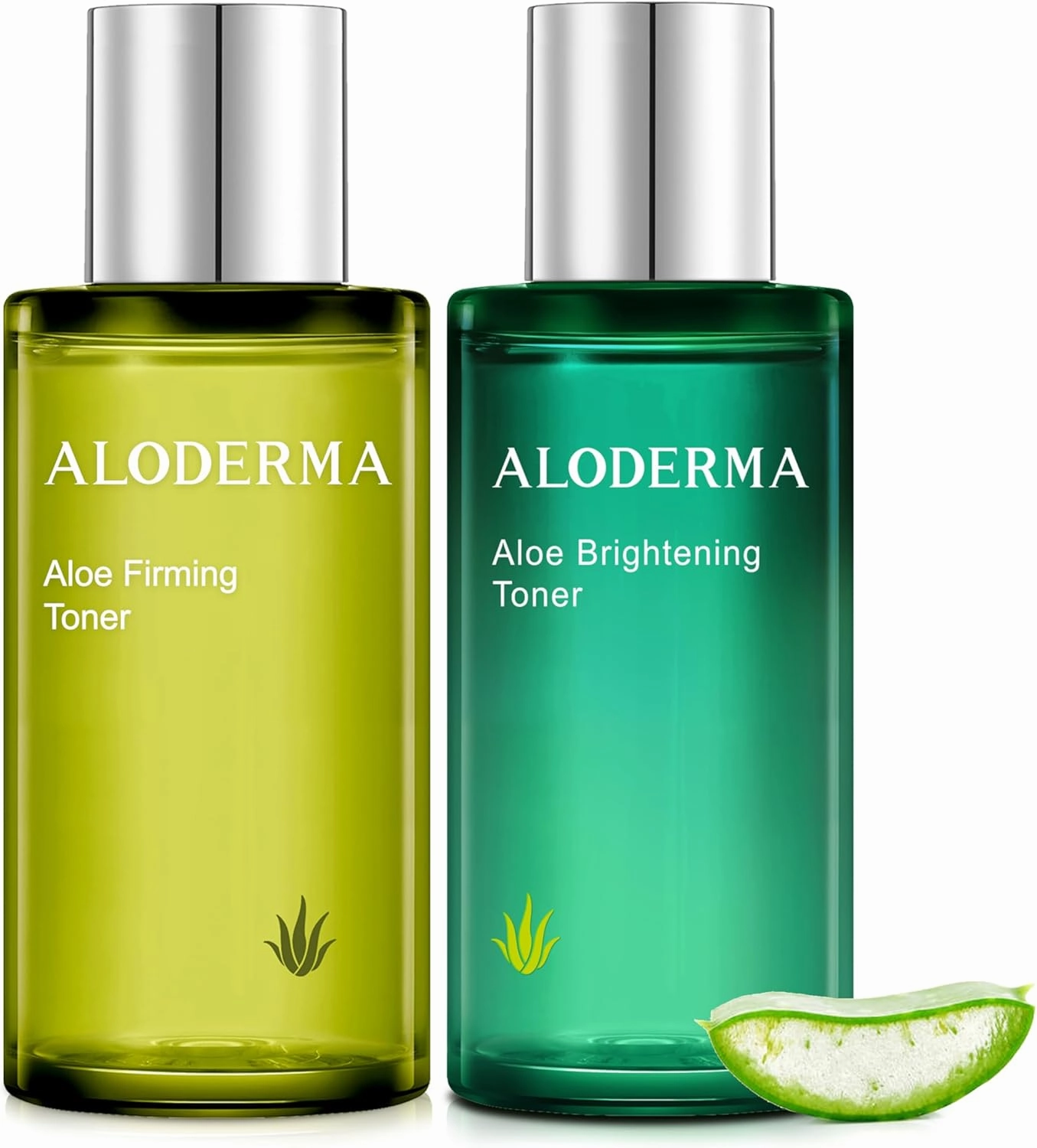 Aloderma Aloe Toner Set, 2 Pieces - Firming Toner, Brightening Toner