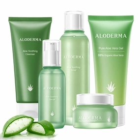 Aloderma Signature Aloe Soothing Set 5-Piece Set