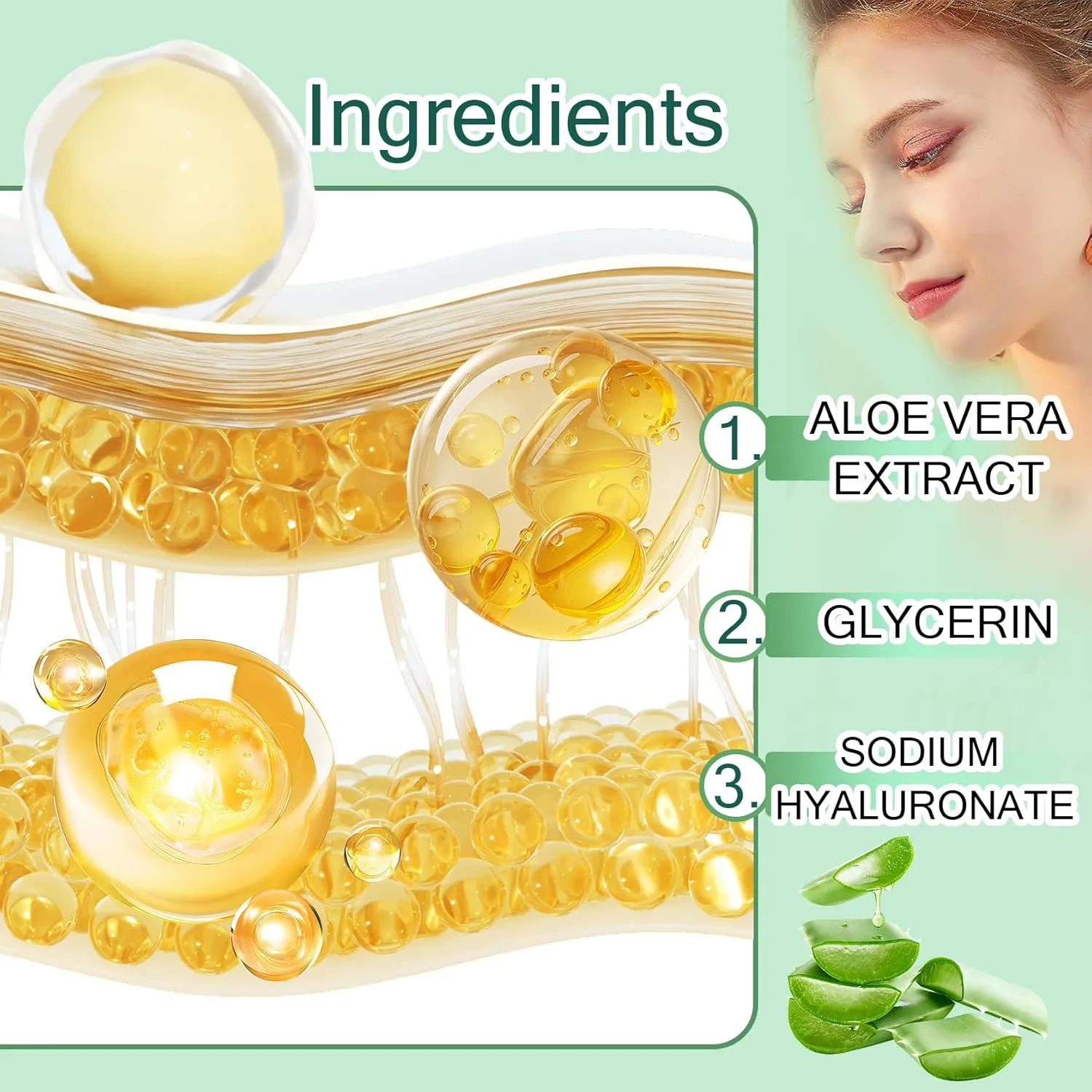 Aloe Vera Face Skincare Set,9 Pcs Aloe Vera Skin Care Set with Face Masks,Exfoliating Gel, Wash,Toner, Serum, Moisturizer Cream,Eye Cream,Moisturizing Skin Care Kit