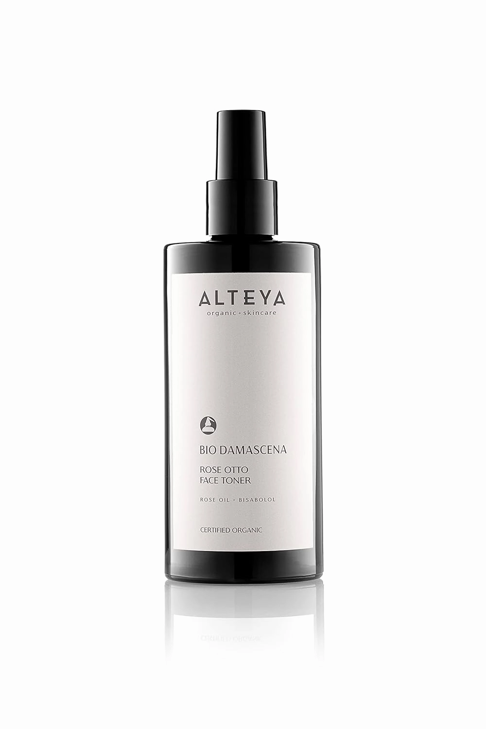Alteya Organics Facial Toner USDA Certified Organic Skin Care 6.8 Fl Oz/200 mL Bio Damascena Award-Winning Rose Otto Face Mist with Organic Bulgarian Rose Oil Balancing, Clarifying and moisturizing