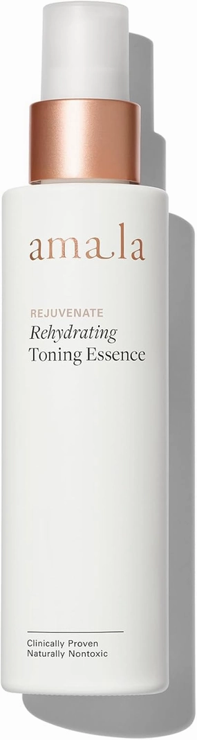 Amala Rehydrating Toning Essence - A 2-in-1 Facial Toner and Essence - Hydrating Facial Mist with Hyaluronic Acid, Vitamin C and Chia Seed Oil (100ml)