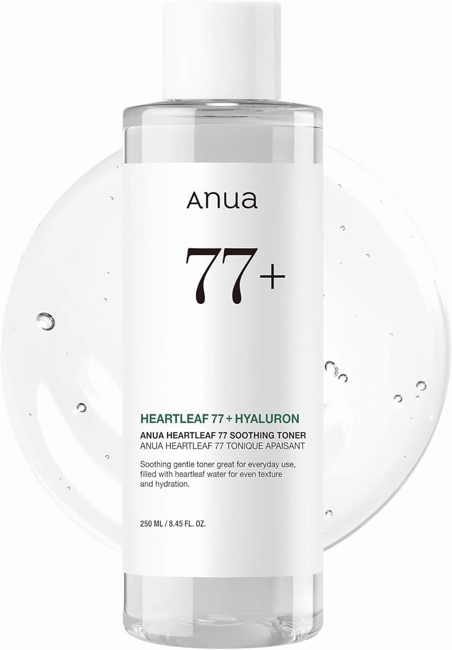 an-ua-Heartt-Leaves 7 Soothing Toner I pH 5.5 Trouble Care, Calming Skin, Refreshing, Hydrating, Purifying, Cruelty Free, Vegan,(250ml / 8.45 fl.oz.)