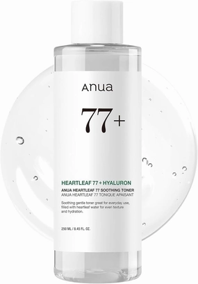 an-ua-Heartt-Leaves 7 Soothing Toner I pH 5.5 Trouble Care, Calming Skin, Refreshing, Hydrating, Purifying, Cruelty Free, Vegan,(250ml / 8.45 fl.oz.)