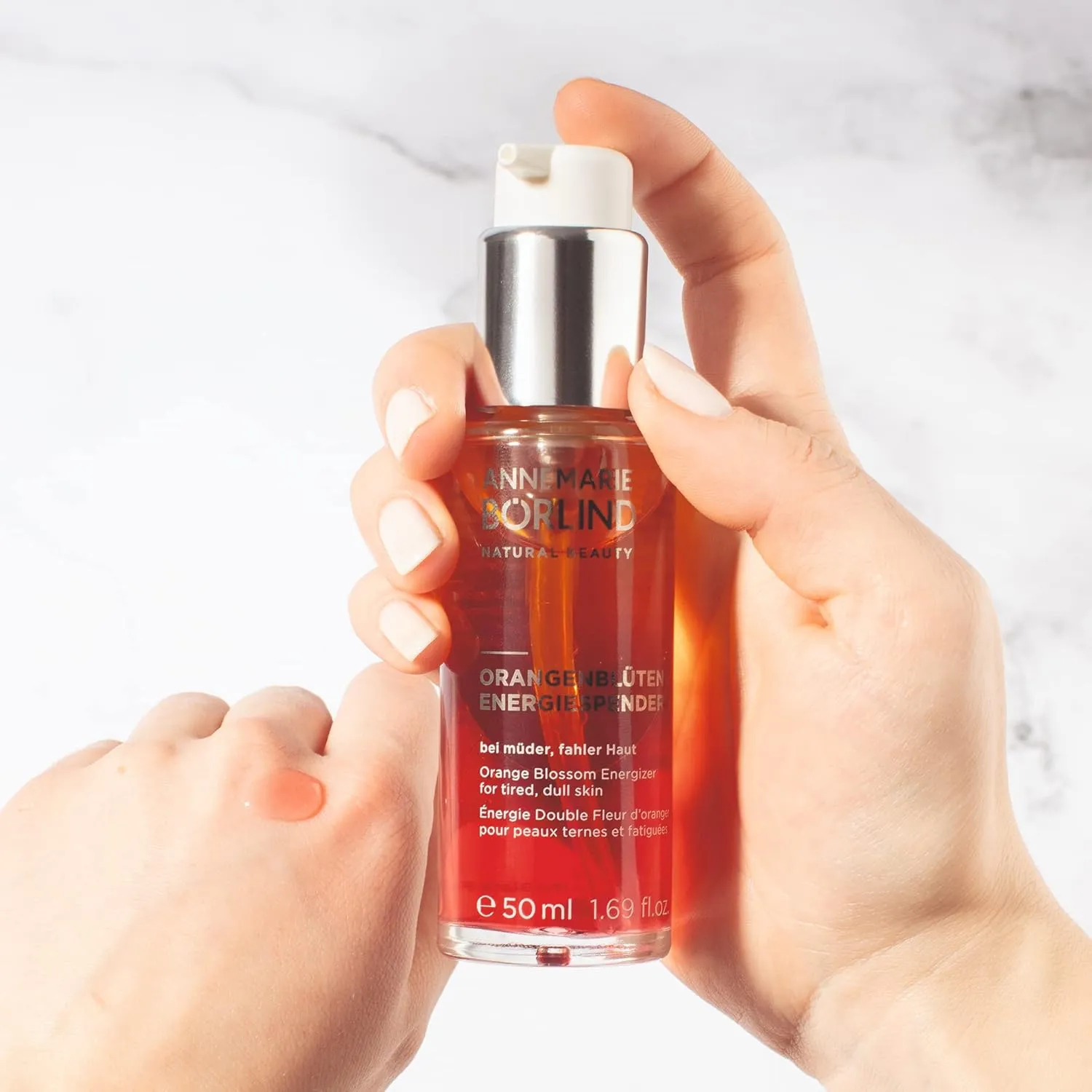 ANNEMARIE BÖRLIND – Orange Blossom Energizer Face Serum – Sustainably Sourced Facial Toner With Valuable Plant Oils to Protect the Skin Against Environmentally Induced Premature Aging – 1.69 Oz