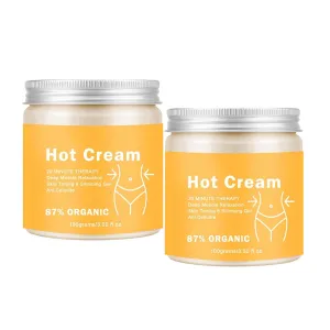 Anti-Cellulite & Slimming Cream,Hot Cream Cellulite And Fat Burner,Belly Fat Burning Cream Stomach Slimming Skin Toner Firming Gel,Inner Thigh Firming Cream For Legs,Hot Cream For Women (2PCS)