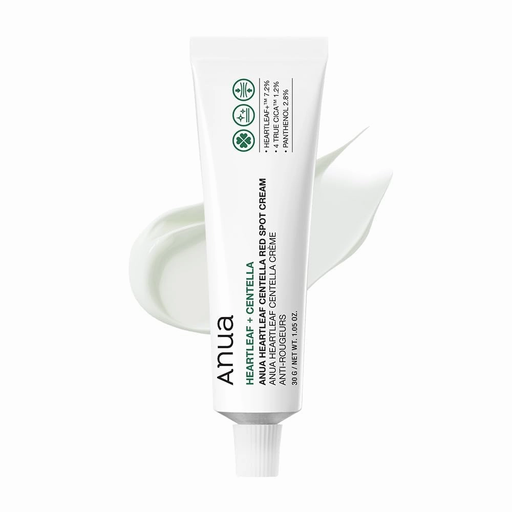 ANUA Heartleaf Centella Red Spot Cream, Hydration Face Moisturizer for Skin Relief, Niacinamide, Centella, Panthenol, Spot Treatment for sensitive skin, Non-comedogenic, Korean Skincare (30g/1.05oz)