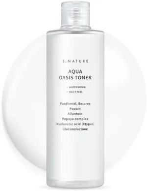 Aqua Oasis Toner 300ml | Soothing, Hydrating, Refreshing, Purifying, Calming, Mild Exfoliating | 10.14Fl Oz