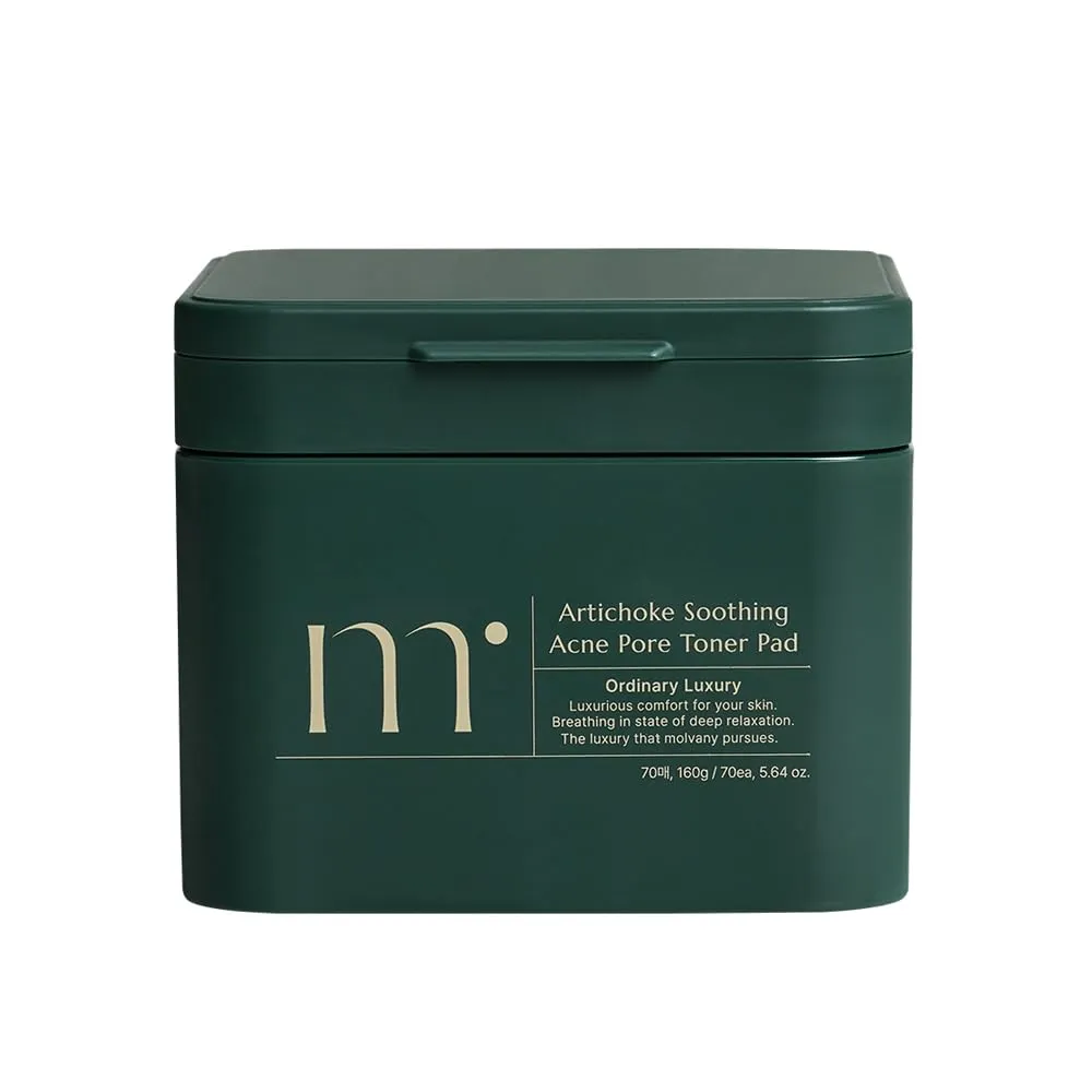 Artichoke Soothing Affect Pore Toner Pad/ASAP Soothe&Calm Skin, Improve Skin Balance Recommended for Sensitive Skin, 70 Pads